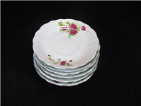 یک دست زیر فنجانی گل سرخی قدیمی زیبا 