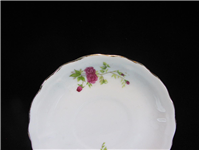 یک دست زیر فنجانی گل سرخی قدیمی زیبا 