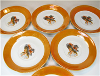 6عدد نعلبکی قدیمی ساخت ایران طرح عکسی 