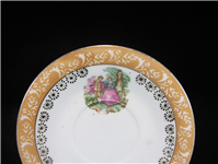 دیوارکوب یا زیرفنجانی لیلی و مجنون قدیمی