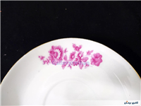 2 دیوارکوب یا زیرفنجانی گل سرخ قدیمی