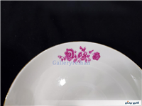 2 دیوارکوب یا زیرفنجانی گل سرخ قدیمی