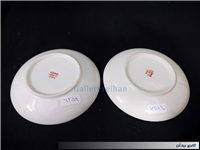 2 دیوارکوب یا زیرفنجانی گل سرخ قدیمی