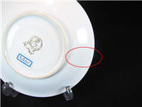 دیوارکوب یا زیر فنجانی لیلی و مجنون قدیمی