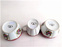 جفت قندان و شکرریز دل و دلبر لاکی قدیمی