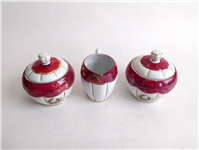 جفت قندان و شکرریز دل و دلبر لاکی قدیمی