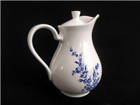 پارچ قلم آبی آلمانی دربدار قدیمی زیبا 