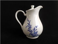 پارچ قلم آبی آلمانی دربدار قدیمی زیبا 