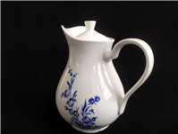 پارچ قلم آبی آلمانی دربدار قدیمی زیبا 