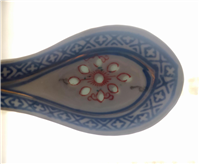 قاشق قدیمی چینی دانه برنجی زیبا 