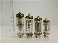 4عدد لامپ کلکسیونی خلاء رادیو قدیمی دکوری