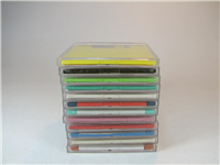 12 عدد فلاپی رنگی قدیمی همراه با قاب