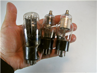 3عدد لامپ کلکسیونی خلاء رادیو قدیمی غولپیکر