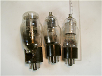 3عدد لامپ کلکسیونی خلاء رادیو قدیمی غولپیکر