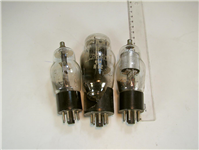 3عدد لامپ کلکسیونی خلاء رادیو قدیمی غولپیکر
