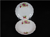 زیر فنجانی یا دیوارکوب گل سرخی قدیمی