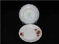 زیر فنجانی یا دیوارکوب گل سرخی قدیمی