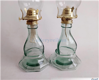 2عدد چراغ نفتی قدیمی پایه بلند سالم 