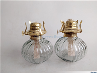 2عدد چراغ نفتی زیبا طرح شیاردار 