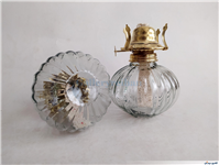 2عدد چراغ نفتی زیبا طرح شیاردار 