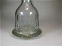 تنگ قلیان شیشه ای قدیمی تراش دار ضخیم