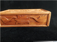 جعبه دستمال کاغذی قدیمی معرق کاری