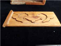 جعبه دستمال کاغذی قدیمی معرق کاری