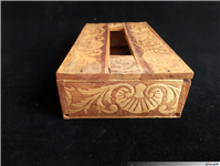 جعبه دستمال کاغذی قدیمی چوبی