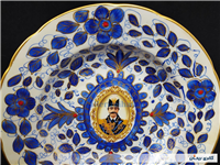 دیوارکوب قلم آبی جدید نقاشی کار دست 22CM 