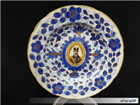 دیوارکوب قلم آبی جدید نقاشی کار دست 22CM 