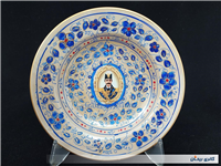 دیوارکوب قلم آبی جدید نقاشی کار دست 23CM 