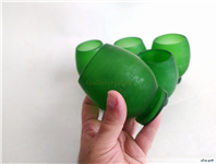 پارچ آبگز و لیوان کمیاب دستساز قدیمی