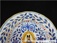 دیوارکوب قلم آبی جدید نقاشی کار دست 25CM