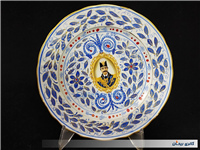 دیوارکوب قلم آبی جدید نقاشی کار دست 25CM