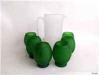 پارچ و لیوان کمیاب دست ساز قدیمی