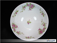 کاسه کلکسیونی گلسرخی بیکعب پر گل قدیمی