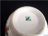 کاسه زیبای ژاپنی گل سرخی قدیمی چهارگل 