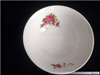 کاسه زیبای ژاپنی گل سرخی قدیمی چهارگل 