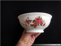 کاسه زیبای ژاپنی گل سرخی قدیمی چهارگل 
