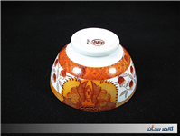 کاسه کمیاب حنایی تمیز و قدیمی قطر 13CM