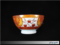 کاسه کمیاب حنایی تمیز و قدیمی قطر 13CM