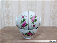 3عدد کاسه گل سرخی قدیمی سایز کوچک 