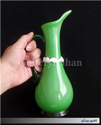 پارچ بسیار زیبای دو پوست دست ساز قدیمی