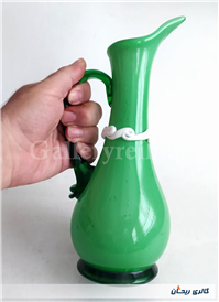 پارچ بسیار زیبای دو پوست دست ساز قدیمی