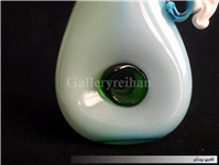 پارچ چندرنگ کمیاب دوپوست دستساز قدیمی 