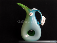 پارچ چندرنگ کمیاب دوپوست دستساز قدیمی 