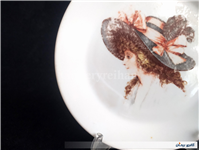 دیوارکوب قدیمی طرح مونرال یا طرح رخ 