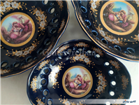 ظرف پذیرایی سه تیکه سورمه ای لیلی مجنون 