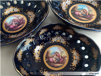 ظرف پذیرایی سه تیکه سورمه ای لیلی مجنون 