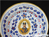 دیوارکوب قلم آبی جدید نقاشی کار دست 18CM 